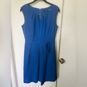 Ellen Tracy Vibrant Blue Midi Dress